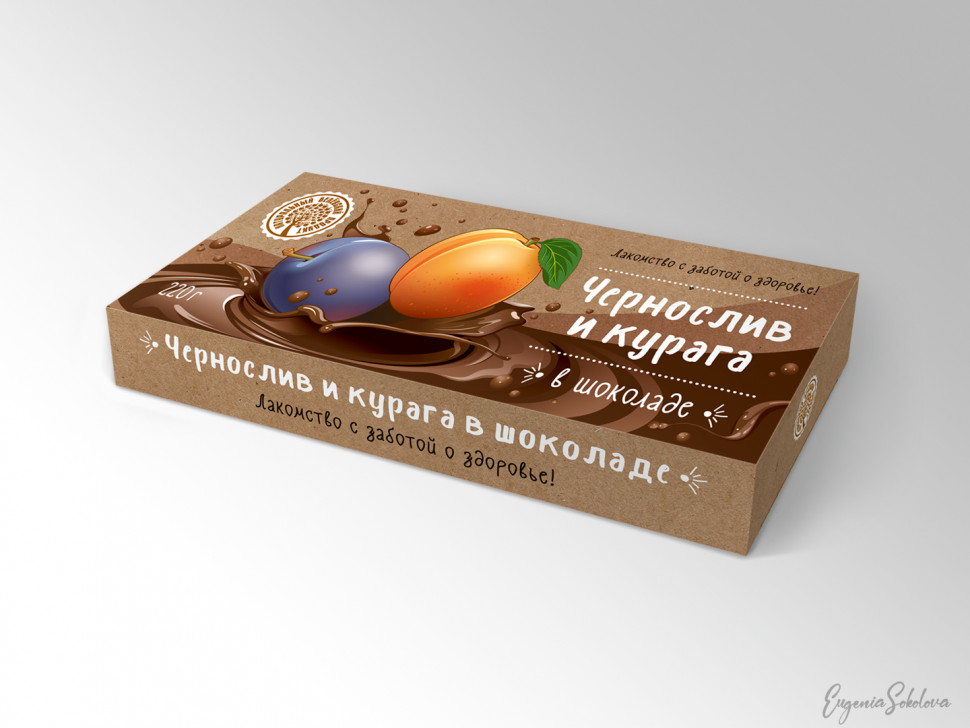  Чернослив и курага в шоколаде, 220г в Магадане