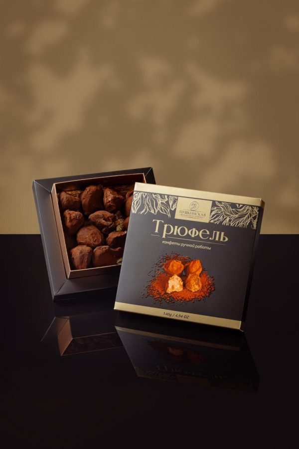 №1 Пушкинская фабрика Конфеты Трюфель, 140г в Магадане