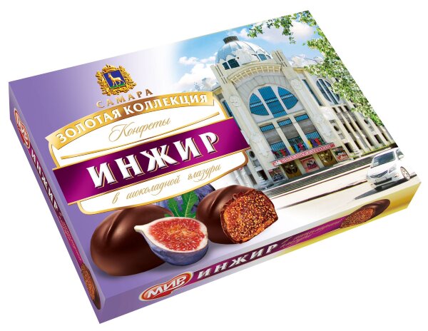 №2 КФ МИР Инжир в шоколадной глазури 160г в Магадане